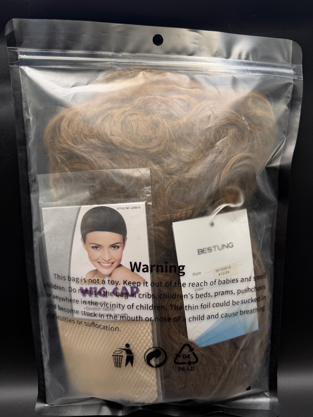 Short Layered Wig in Honey Blonde - Women's Hair Accessory - Picture 2 of 7